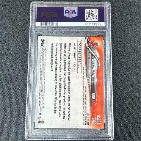 Yahooオークション Psa10 Gem Mint 2018 Topps Update Series 大谷