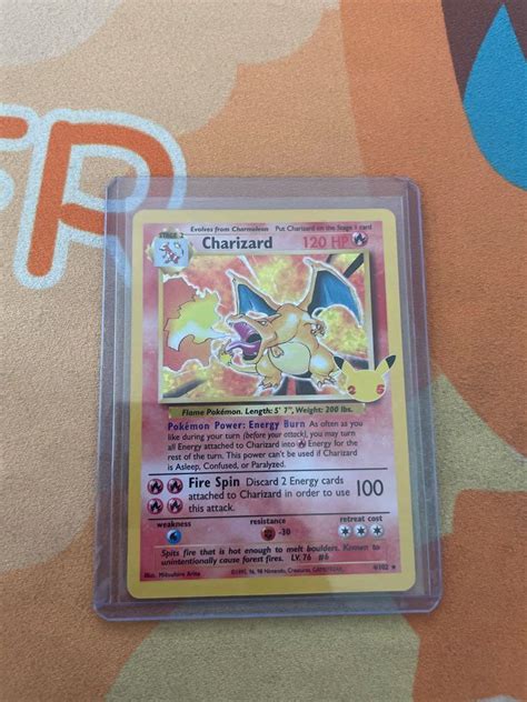 Pokemon Charizard Celebrations, Hobbies & Toys, Toys & Games on Carousell