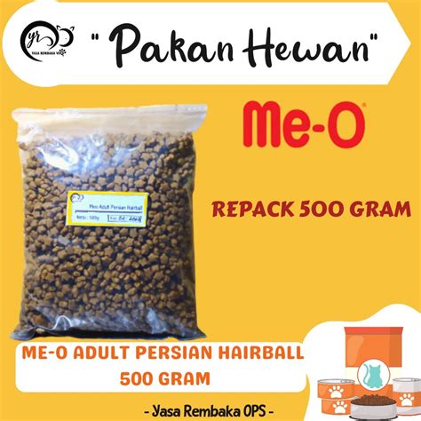 Jual Meo Persian Cat Anti Hairball Repack Gr Makanan Kucing