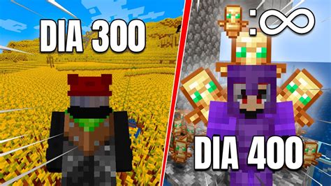 SOBREVIVÍ 400 DÍAS EN MINECRAFT HARDCORE YouTube