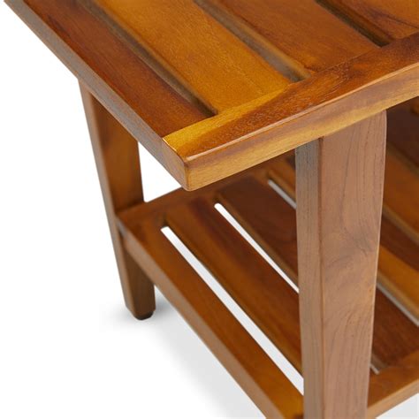 Teak Shower Bench 30 Modern Teak Wood Shower Bench