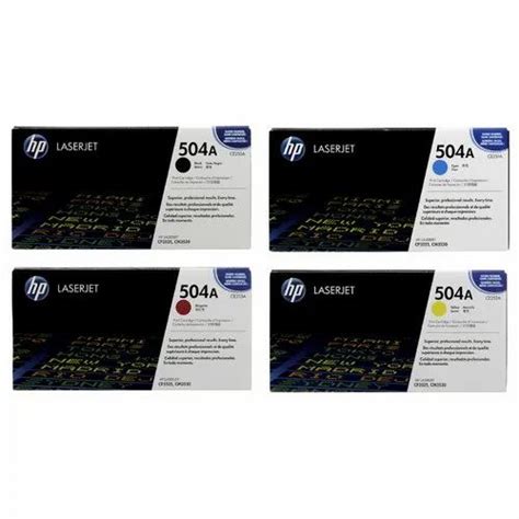 Hp Cp3525 Cmyk Ce250a51a5253a Laser Toner Cartridge Full Set At Rs