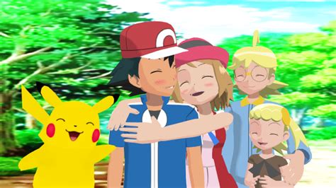 Pokemon Xyz Ash Pikachu Serena Clemont And Bonnie By 9029561 On Deviantart