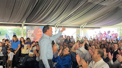 Manolo Jiménez rinde protesta como candidato del PAN a la gubernatura