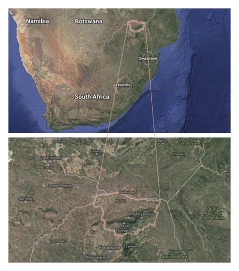 Location of the Vhembe district. | Download Scientific Diagram