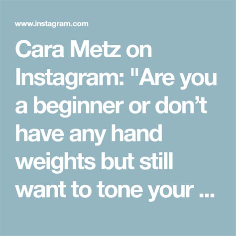 Cara Metz On Instagram Are You A Beginner Or Dont Have Any Hand