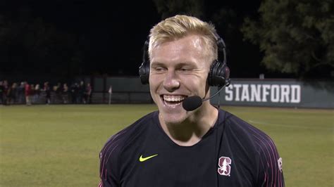 Andrew Thomas Stanford Mens Soccer Confident The Whole Time In