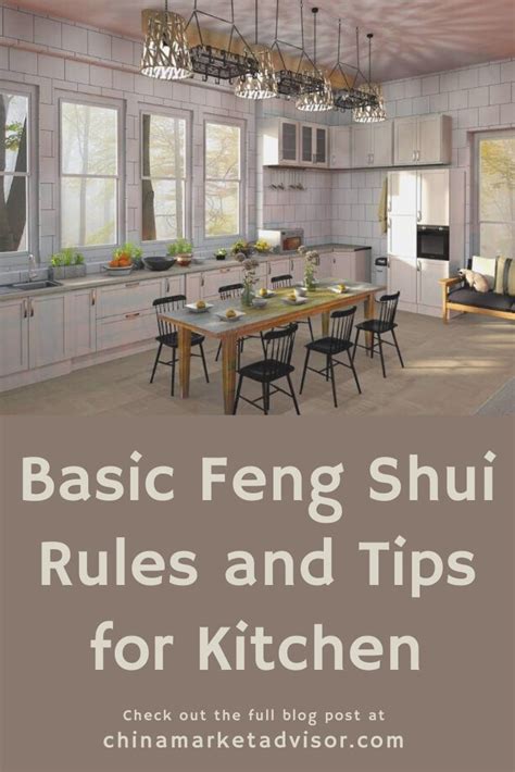 Basic Feng Shui Rules And Tips For Kitchen Feng Shui Basics Feng Shui