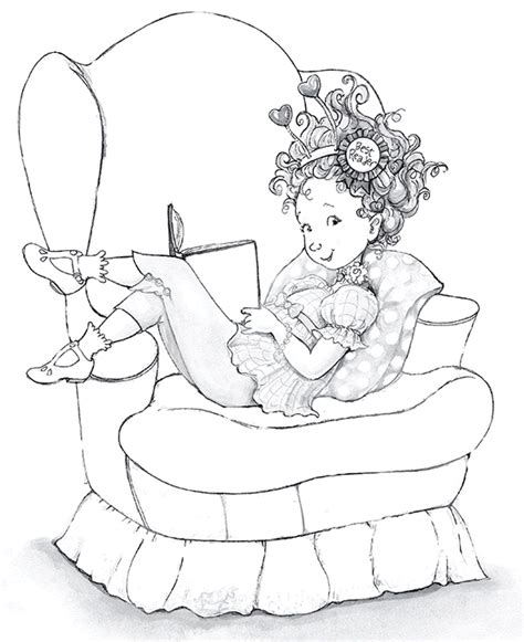 Free Easy To Print Fancy Nancy Coloring Pages Tulamama