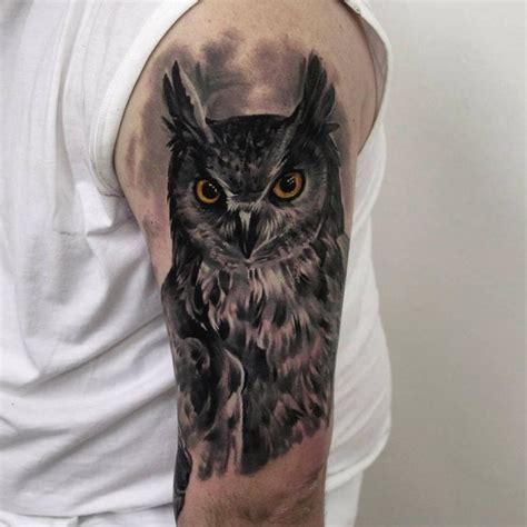 Realistic Color Tattoo Artist в Instagram: «I found this Great horned owl tattoo I ve done some ...