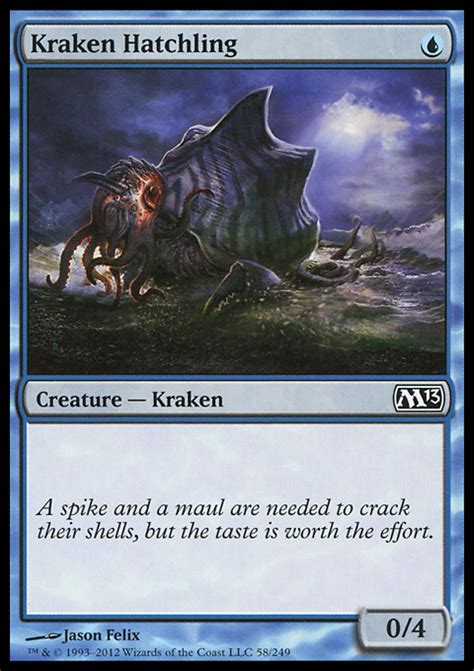 Kraken Hatchling Magic The Gathering Mtg Card