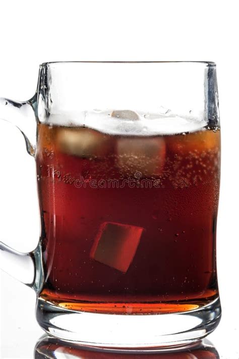 Coke And Ice In A Glass Stock Image Image Of Delicious 150903133