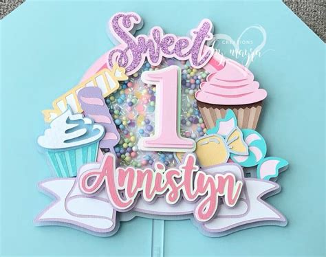 Sweet One Birthday Cake Topper Two Sweet Birthday Cake Topper Sweets