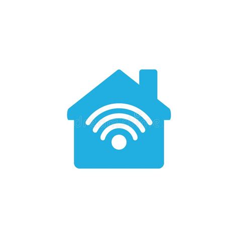 Wifi Home Logo Icon Design Stock Vector Illustration Of Element