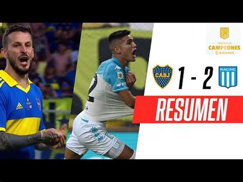 VIDEO Boca Vs Racing 1 2 ESPN Y STAR Ver Goles Resumen Y Resultado