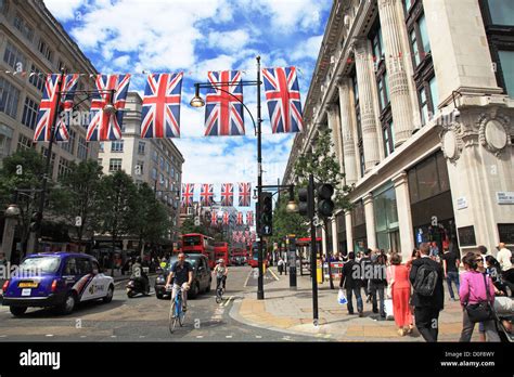 Oxford Street London England Uk Stock Photo Alamy