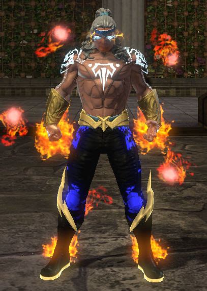 Liu Kang God Of Fire Mk 11 Dcuo By Jeffgardel On Deviantart