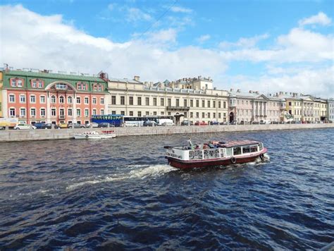 The View From The Engineering Bridge On The River Fontanka And