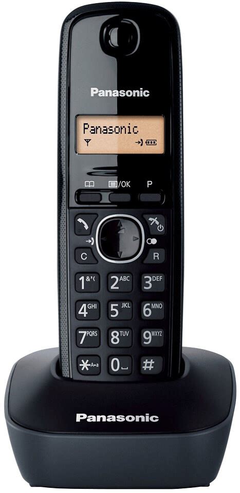 Telefon Stacjonarny Panasonic KX TG1611PDH Czarny Max Elektro