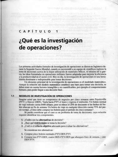 Investigacion De Operaciones By Hamdy A Taha Open Library