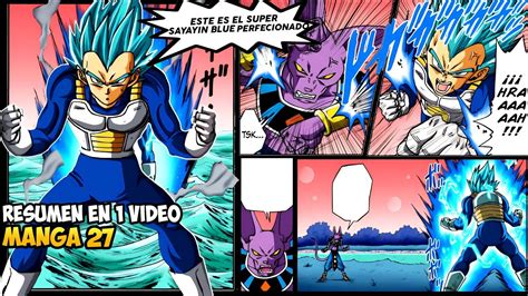 INCREIBLE Vegeta Vs Bills Dragon Ball Super Manga 27 RESUMEN EN 1