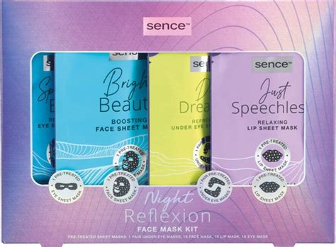 Sence Collection Geschenkset Metallic Sheet Masker Kit Night Reflexion