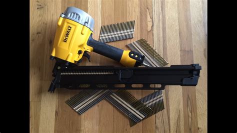 DeWalt Framing Nailer Review Use Model DWF83PL YouTube