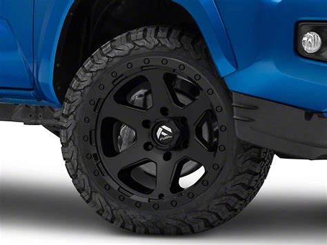 Fuel Wheels Tacoma Rogue Matte Black 6 Lug Wheel 20x9 1mm Offset