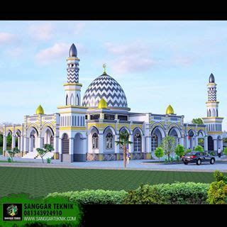 Jasa Desain Arsitektur On Instagram Masjid Agung Al Huda Desa Nelan