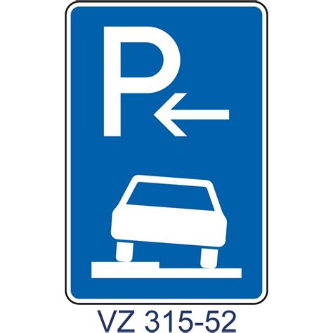 Vz Parken Auf Gehwegen Gem Stvo