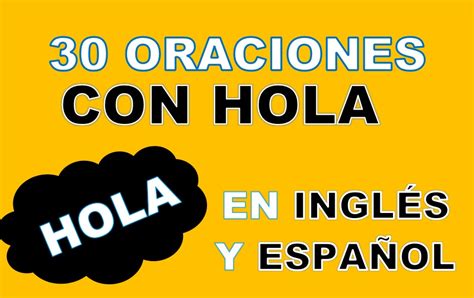 30 Oraciones Con Hola En Inglés Frases Con Hola