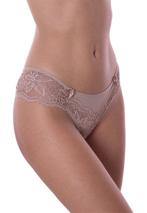 Calcinha Simony Lingerie Tanga Franzida Renda Microfibra Chloe