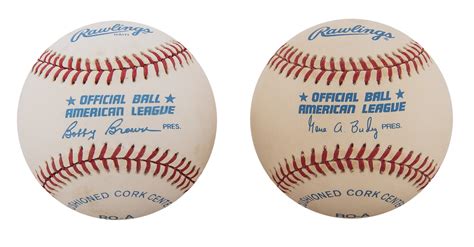 Lot Detail Lot Of 2 Detroit Tigers Full Name Signed Baseballs Al