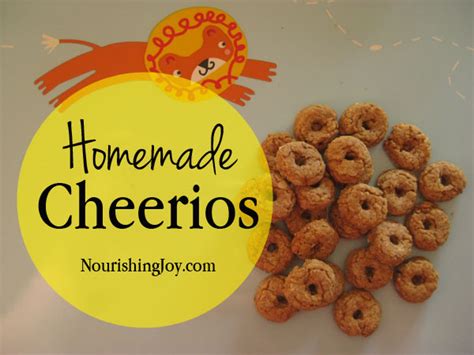 Homemade Cheerios - Nourishing Joy