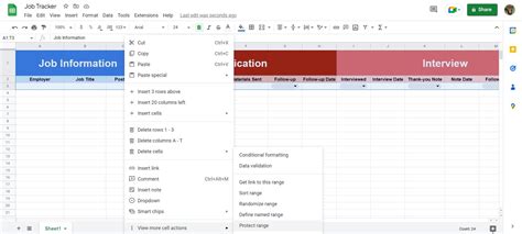 How to Make a Simple Job Tracker on Google Sheets