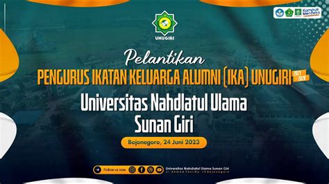 Pelantikan Pengurus Ikatan Keluarga Alumni Ika Unugiri 2023 2028