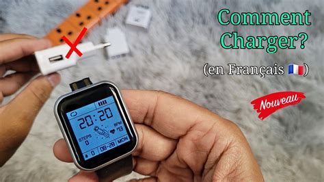 Comment Charger Une Montre Connectée Fitpro Y68 D20 en Français