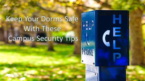 Keep Your Dorms Safe With These Campus Tips – My Alarm Center