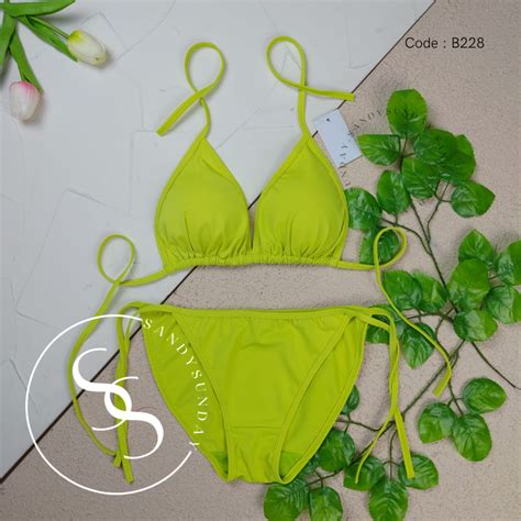 Jual Avisa Bikini Set Tali Two Piece Bikini Sexy Bikini Tali