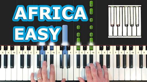 TOTO AFRICA Piano Tutorial EASY How To Play Synthesia YouTube