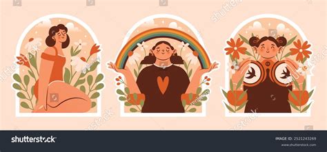 Mujeres Hermosas En Bikini Stock Vectors And Vector Art