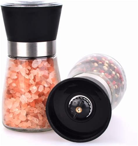 Salt And Pepper Grinder Shakers Set Of Set Of Qfc