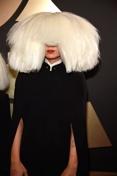 Sia | Hair and Makeup at the Grammys 2015 | Red Carpet Pictures ...