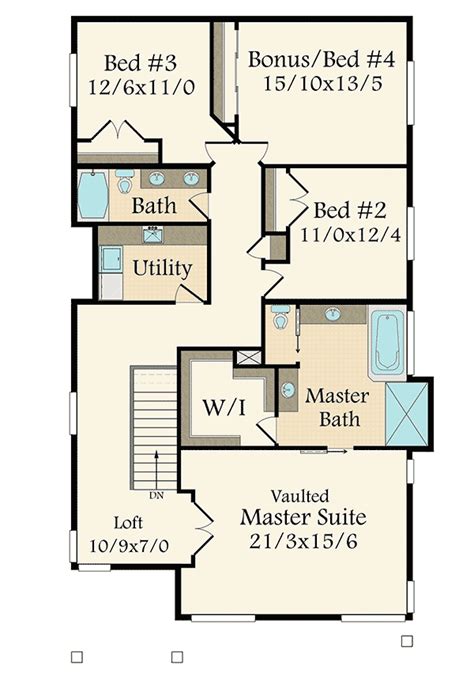 Attic House Design With Floor Plan Floorplansclick