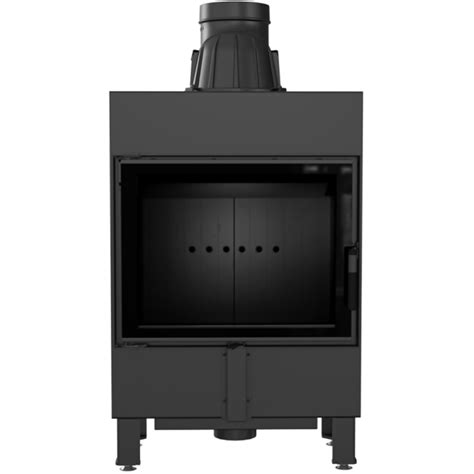 Wkład kominkowy LUCY SLIM 8kw Ø160 BLACK SystemHome Zielona Góra