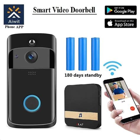 EKEN V5 Smart Video Doorbell WiFi Camera Visual Intercom With Chime