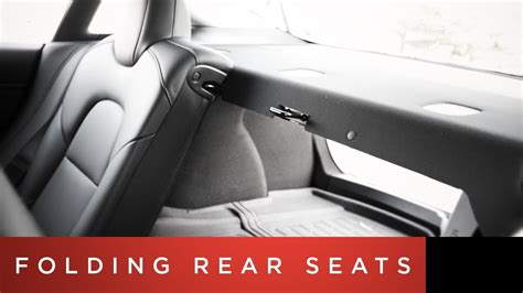 Tesla Model 3 Quick Video Folding The Rear Seats Youtube