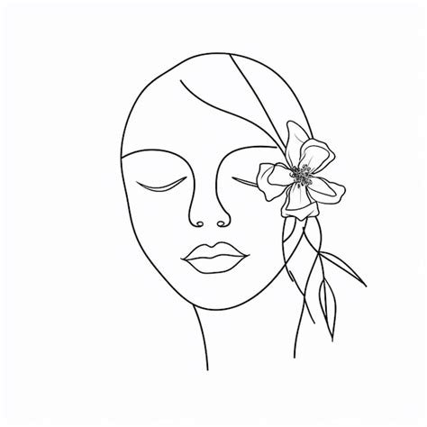 Premium Photo Free Vector Hand Drawn Woman With Flowers Illustration