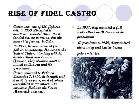 The Rise Of Fidel Castro