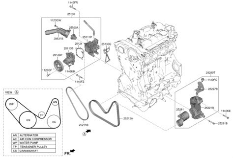 T Genuine Kia Tensioner Assy